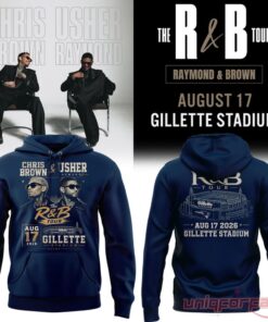 Chris Brown Usher The R&B Tour Gillette Stadium Hoodie