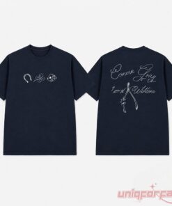 Conan Gray 1 Year Of Wishbone Anniversary Navy T-Shirt