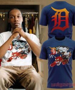 Detroit Tigers Skullxer Tiger Collection Tee Graphic Print 2026