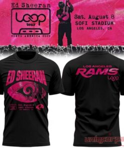 Ed Sheeran Loop Tour 2026 x Los Angeles Rams At Sofi Stadium Shirt