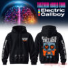 Electric Callboy Tanzneid Mindreader Graphic Hoodie featuring a robot graphic back print with orange crossed-out eyes
