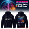 Electric Callboy Tanzneid Mindreader Graphic Hoodie in navy, featuring a Nike swoosh, front logo, and glowing brain back art