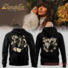 Ella Langley Dandelion Tour Black Hoodie featuring retro singer graphic front print and