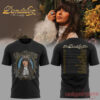 Ella Langley The Dandelion Tour Black T-Shirt featuring vintage oval portrait artwork front and 2026 tour dates back print