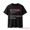 Enes Kanter Freedom Woman Definition Inspired Black T-Shirt front product shot