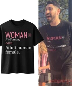 Enes Kanter Freedom Woman Definition Inspired Black  T-Shirt