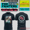 Foo Fighters Take Cover Tour 2026 Washington DC Nationals Park T-Shirt in dark gray featuring poster graphic front and circular 