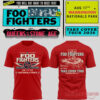 Foo Fighters Take Cover Tour 2026 Washington DC Nationals Park T-Shirt in red featuring concert tour branding and Nationals Park graphics