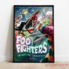 Foo Fighters Take Cover 2026 Tour Graphic Poster Foo Fighters Take Cover 2026 Tour Graphic Poster