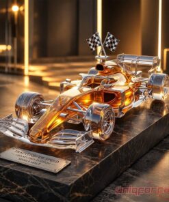 Formula 1 Grand Prix Race Car Single Malt Whiskey Bottle