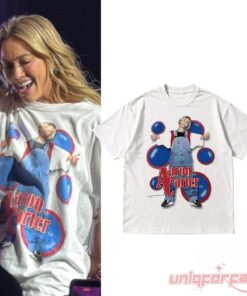 Hilary Duff Lucky Me Tour Aaron Carter Vintage Graphic T-Shirt