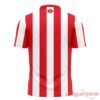Hummel Sunderland AFC 2026-27 Soccer Jersey back view featuring classic red and white vertical stripes and crest