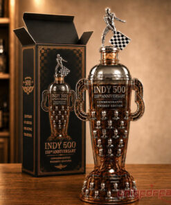 Indy 500 110th Anniversary Borg-Warner Trophy Whiskey Bottle Indy 500 110th Anniversary Borg-Warner Trophy Whiskey Bottle