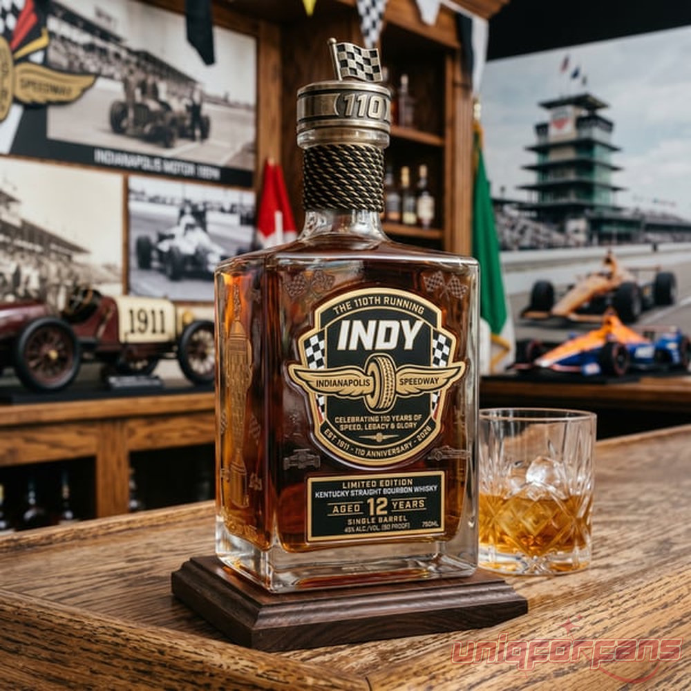 Indy 500 110th Anniversary Limited Edition Whiskey Bottle Indy 500 110th Anniversary Limited Edition Whiskey Bottle