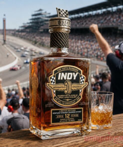 Indy 500 110th Anniversary Limited Edition Whiskey Bottle