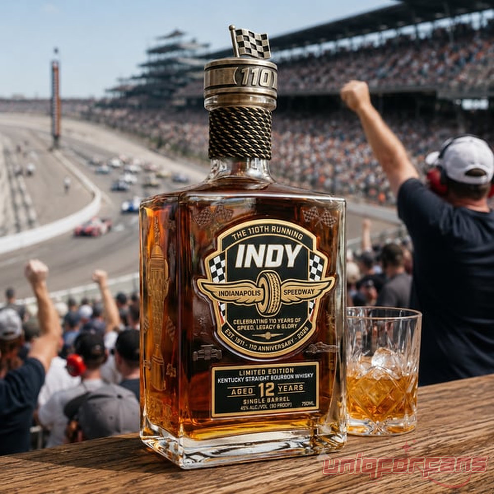 Indy 500 110th Anniversary Limited Edition Whiskey Bottle Indy 500 110th Anniversary Limited Edition Whiskey Bottle