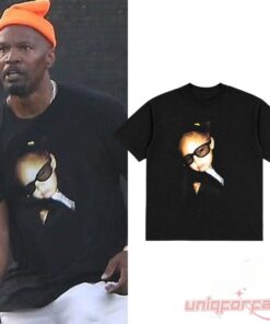 Jamie Foxx Annalise Foxx Baby Photo Tribute Crewneck T-Shirt