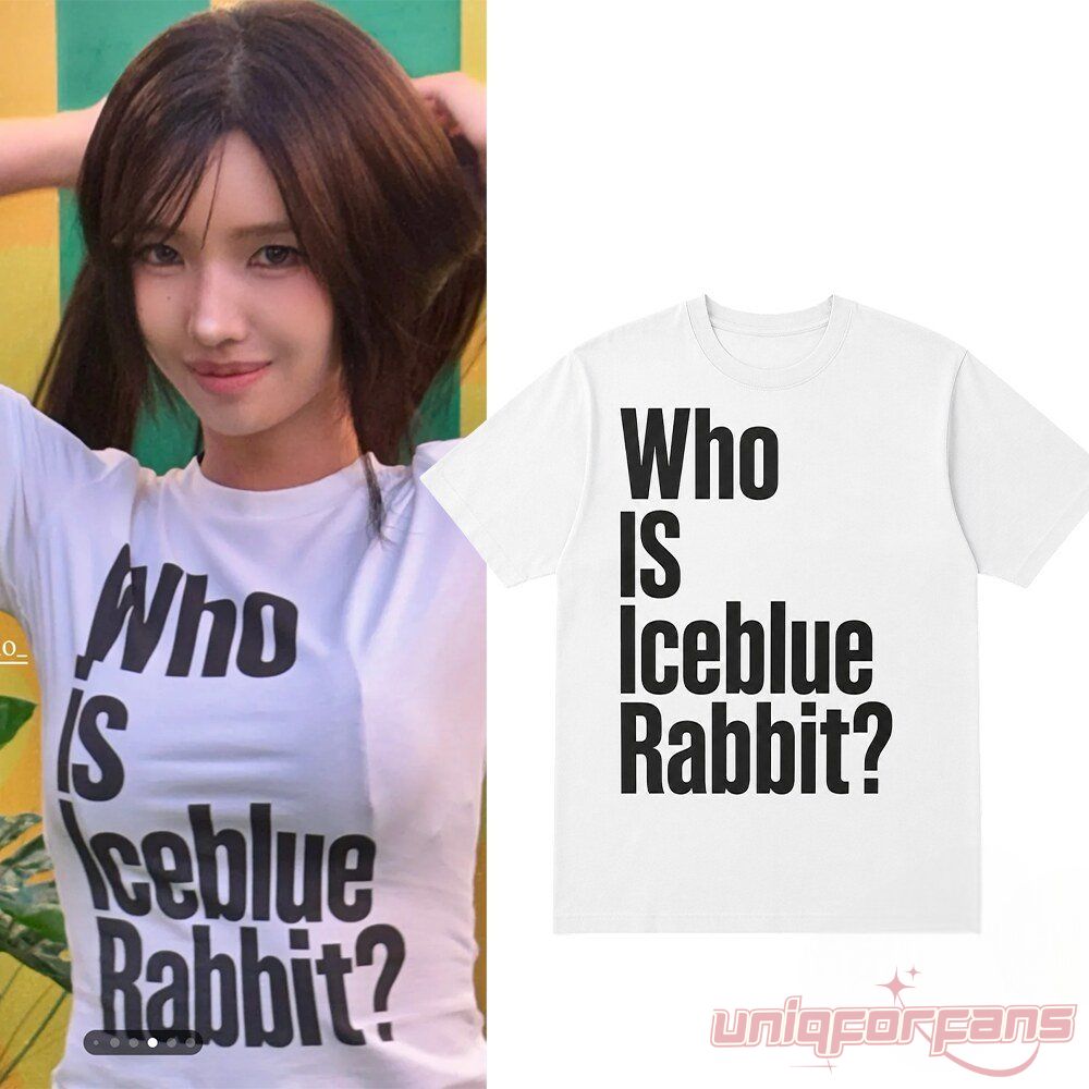 I-dle Jeon Soyeon Who Is Iceblue Rabbit Video Star Shirt worn by Soyeon