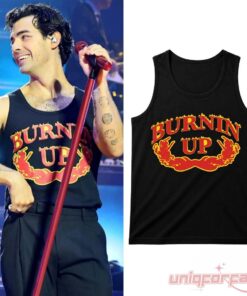 Joe Jonas Burnin Up Flame Iconic Tank Top Shirt
