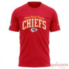 Kansas City Chiefs Red Shirt 2026 How 'Bout Those Quote front featuring yellow Chiefs lettering and arrowhead logo