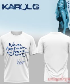 Karol G No Me Arrepiento De Sentir Tanto Chibi Character T-Shirt