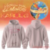 Karol G Light Pink Hoodie featuring cursive 