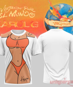 Karol G Tropitour Body Artwork Graphic T-Shirt Karol G Tropitour Body Artwork Graphic T-Shirt