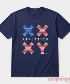 Kasey and Annie Thomason XX XY Athletics American Flag Shirt