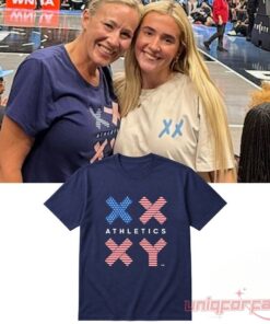 Kasey and Annie Thomason XX XY Athletics American Flag Shirt Kasey and Annie Thomason XX XY Athletics American Flag Shirt
