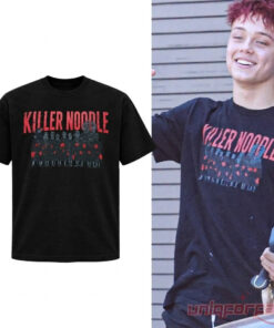 Knox Jolie-Pitt Killer Noodle Black Graphic T-Shirt