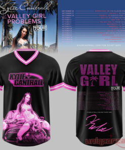Kylie Cantrall Valley Girl Problems 2026 Tour Bedazzled Logo Football Jersey Kylie Cantrall Valley Girl Problems 2026 Tour Bedazzled Logo Football Jersey