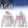 Kylie Cantrall Valley Girl Problems 2026 Tour Rhinestone Hoodie in white with pink