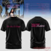 Kylie Cantrall Valley Girl Problems Tour Bedazzled Inspired Crewneck Tee in black with pink