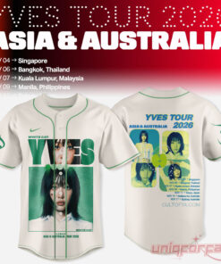 LOONA Yves 2026 Asia & Australia Tour Album Artwork Baseball Jersey