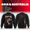 LOONA Yves 2026 Asia & Australia Tour Photo Print Crewneck Sweater in black with red 