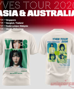 LOONA Yves 2026 Asia & Australia Tour White Cat T-Shirt LOONA Yves 2026 Asia & Australia Tour White Cat T-Shirt