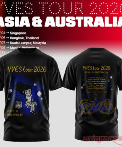 LOONA Yves 2026 Asia & Australia Tour White Cat T-Shirt