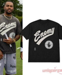 Lil Scrappy “Enemy” Script Logo Crosshairs Graphic T-Shirt