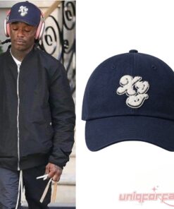 Lil Uzi Vert Navy Blue Puff Embroidered Baseball Cap