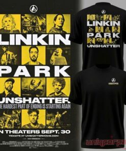 Linkin Park UNSHATTER Special Graphic Black Shirt