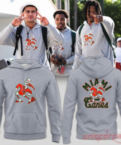 Miami Hurricanes Basketball Sebastian Ibis Illustration 2026 Hoodie