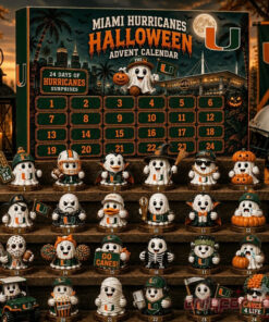 Miami Hurricanes Football Halloween 2026 Advent Calendar 24 Days Countdown Figurine Set Miami Hurricanes Football Halloween 2026 Advent Calendar 24 Days Countdown Figurine Set