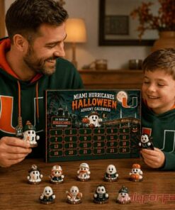 Miami Hurricanes Football Halloween 2026 Advent Calendar 24 Days Countdown Figurine Set