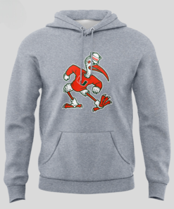 Miami Hurricanes Basketball Sebastian Ibis Illustration 2026 Hoodie