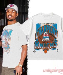 Michael B Jordan At JAY-Z x New York Yankees Stadium 1994 New York Knicks NBA Finals Shirt