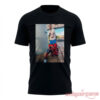 Minnesota Timberwolves x Spider-Man Special Photo Shirt, black crewneck t-shirt featuring photo print