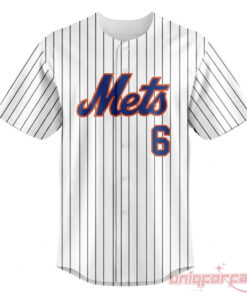 NY Mets x IVE Leeseo #6 Custom Tribute Baseball Jersey