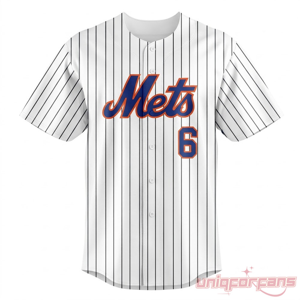 NY Mets x IVE Leeseo #6 Custom Tribute Baseball Jersey NY Mets x IVE Leeseo #6 Custom Tribute Baseball Jersey