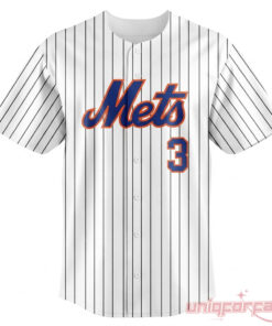 NY Mets x IVE Rei #3 2026 Pinstripe Baseball Jersey