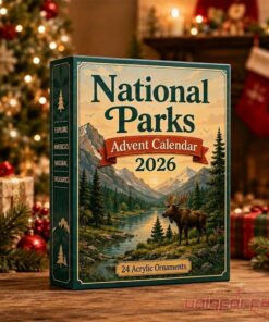 National Parks Advent Calendar 2026 Acrylic Ornaments Set